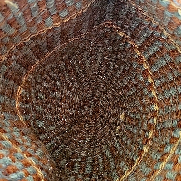 NWOT Woven and Leather Bag - Picture 3 of 3